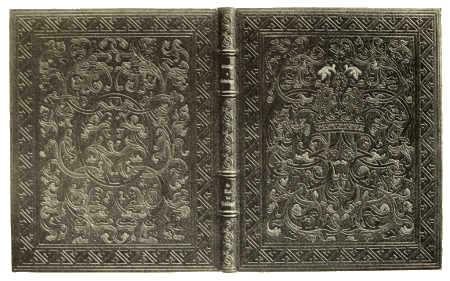 BOOKBINDING IN LEVANT MOROCCO, WITH INLAY AND TOOLING
DESIGNED BY ADOLPHE GIRALDON, EXECUTED BY G. CANAPE