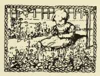 DECORATIVE ILLUSTRATION BY ALFRED KELLER FOR “DAS BUCH
DER KLEINEN KLEINEN” PUBLISHED BY L. STAAKMANN, LEIPZIG