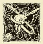 ORNAMENT BY FRANZ VON BAYROS, FOR “DIE SECHZEHNTE
EHEFREUDE.” PUBLISHED BY ARTUR WOLF, VIENNA