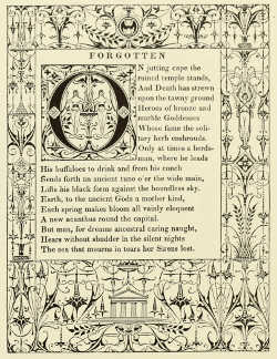 BORDER AND INITIAL LETTER DESIGNED BY BERTRAM GROSVENOR
GOODHUE FOR “SONGS OF HEREDIA”