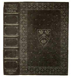 BOOKBINDING WITH GEOMETRICAL BORDER IN POINTILLÉ BY
KATHARINE ADAMS