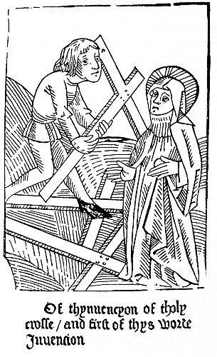 Of thynuencyon of tholy
crosse / and first of thys woke
Inuencion