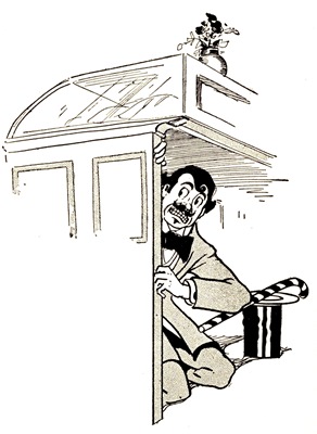 John Dough skipped
behind the counter