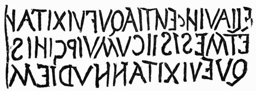 Illustration: Fig. 126.&mdash;Reversed Inscription.