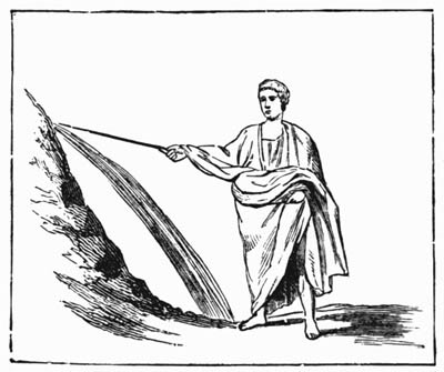 Illustration: Fig. 74.&mdash;Moses Striking the Rock.