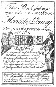 image of book-plate not available: MonthlyLibrary
IN FARMINGTON
