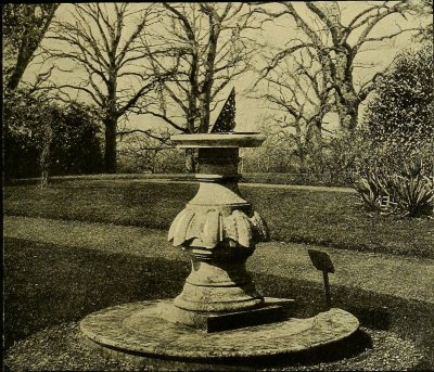 Sun Dial Designed and
Placed by Sir Isaac Newton
in Cranbury Park