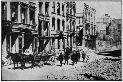 [Image unavailable: WRECKAGE IN THE STUDENTS’ QUARTER OF LOUVAIN.

Photo, Newspaper Illustrations, Ld.

Face p. 87.
