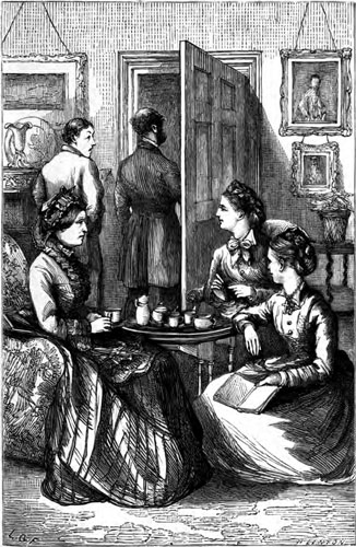 Then the squire led the way out of
      the room, and Dolly followed.