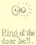 Ring of the
door bell.