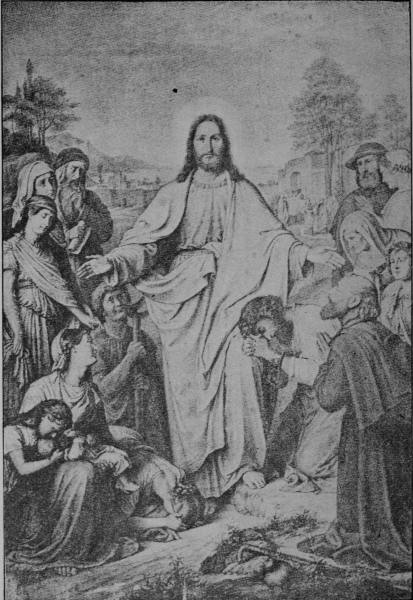 JESUS HEALING THE SICK, Schoenherr