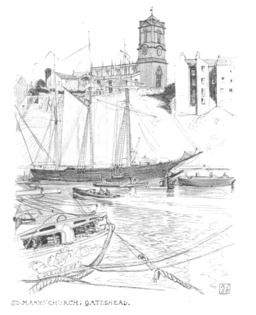 Image unavailable: St MARY'S&middot;CHURCH, GATESHEAD.