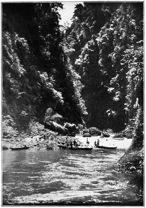 Where the Crackers were Wet. The Rapids in the Gorges of Pagsanjan.