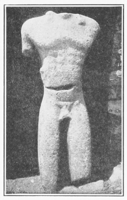 Stone Statue of the Olympic
Victor Arrhachion.