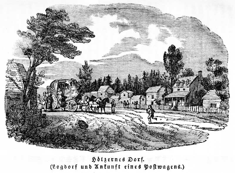 H&ouml;lzernes Dorf.