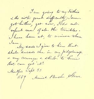 Handwritten letter&mdash;page 2