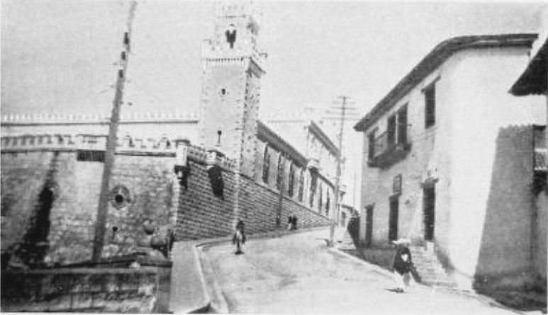 FROM HIS PALACE THE PRESIDENT COULD WATCH THE TREASURY
TO SEE THAT NO ONE STOLE THE NATIONAL DEBT