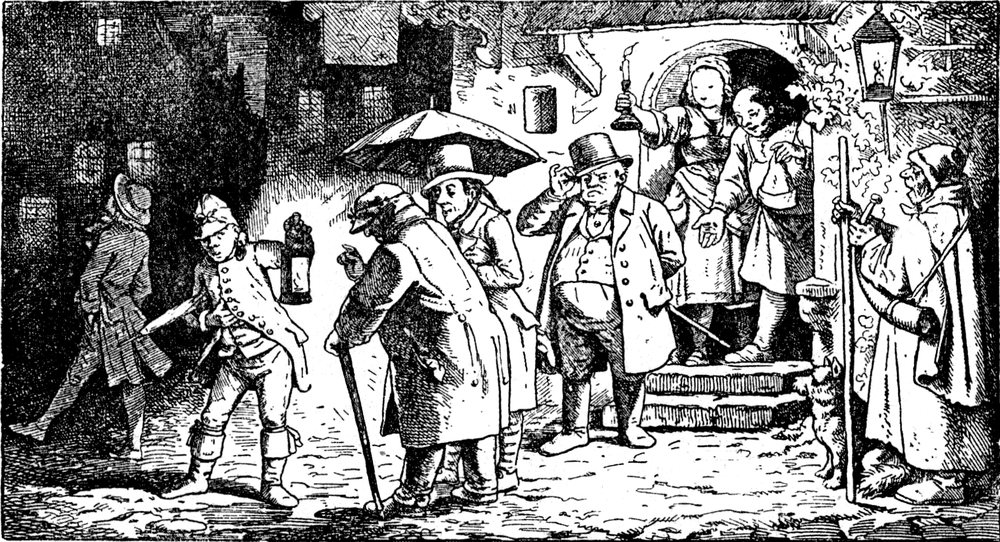 Hört ihr Herren, laßt euch
  sagen / die Glock’ hat zehn geschlagen