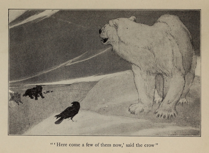 "'Here come a few of them now,' said the crow"