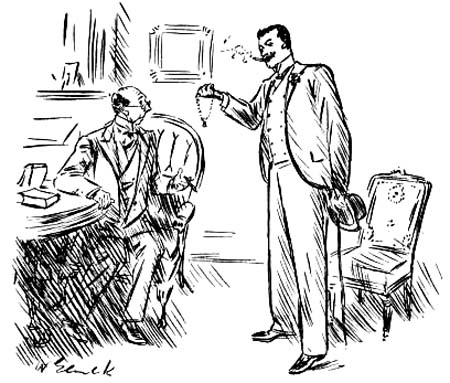 De Meneval pulled from his pocket a glittering
string of diamonds