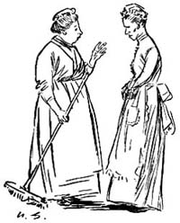 Élise had that evening found her opportunity
to go round to the Rue Bassano