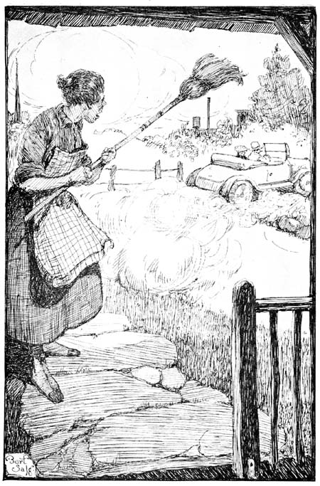 “THE SCOUNDREL!” CRIED MRS. O’MALLY, WHITE AND
TREMBLING.