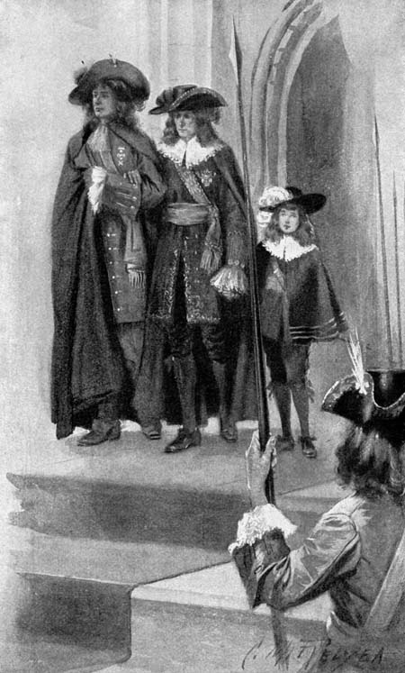 THEN, WALKING DOWN THE STAIRWAY, CAME THE POOR KING