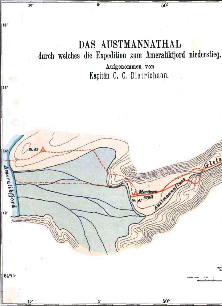 Das Austmannsthal;
  linkes Drittel