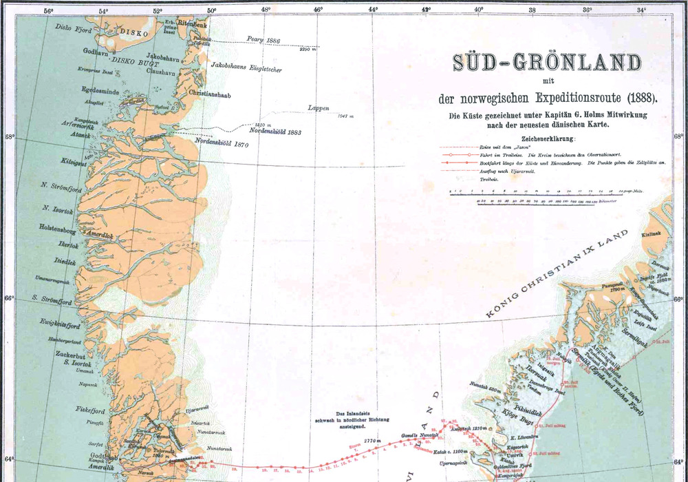 Die Route;
  nördlicher Teil