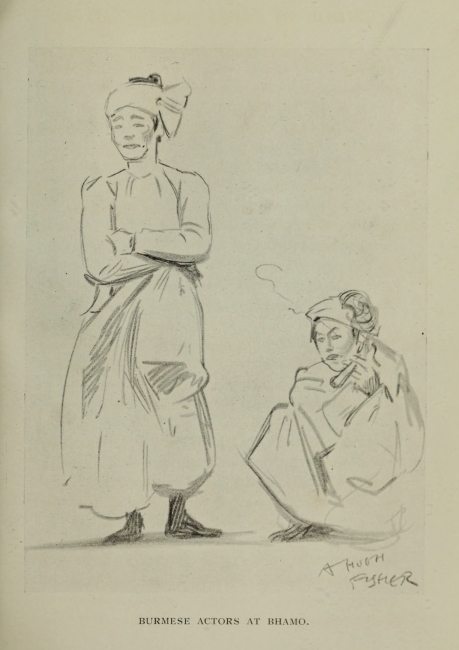 BURMESE ACTORS AT BHAMO.