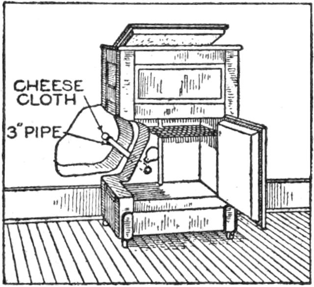 Refrigerator pipe to outside