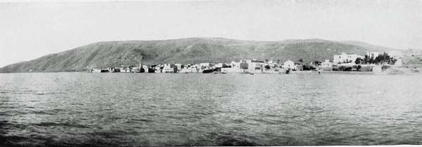 TIBERIAS FROM THE SEA