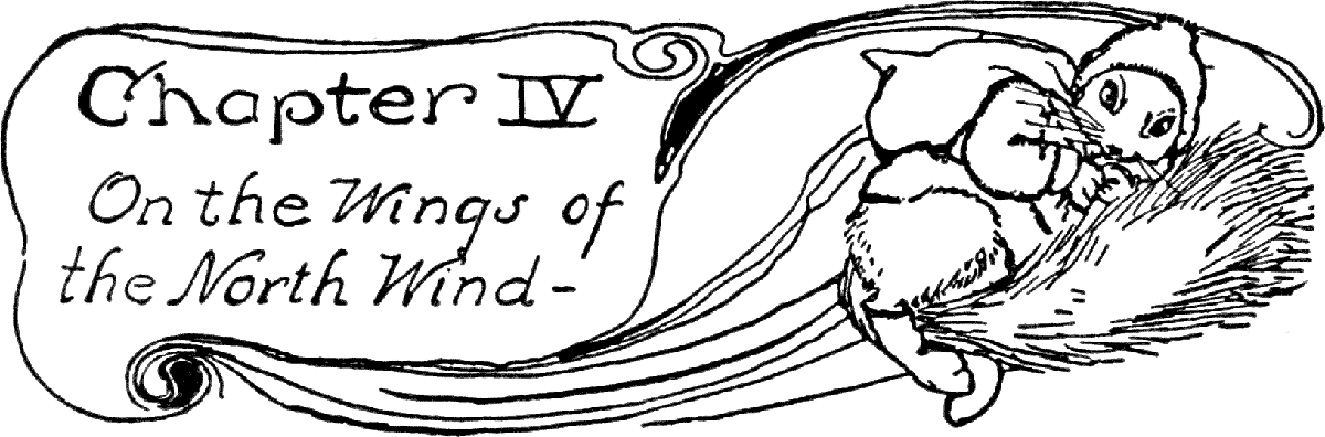 Chapter IV
On the Wings of the North Wind—