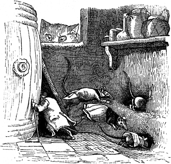 Aus 'Hausmäuschen und
  Feldmäuschen'