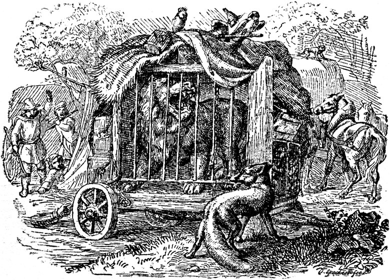 Aus Rumohrs 'Der Hunde
  Fuchsenstreit'