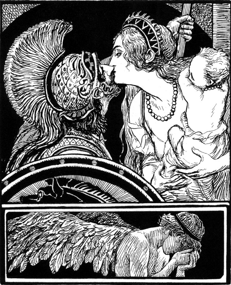 Hektors und Andromaches
  Abschiedskuss