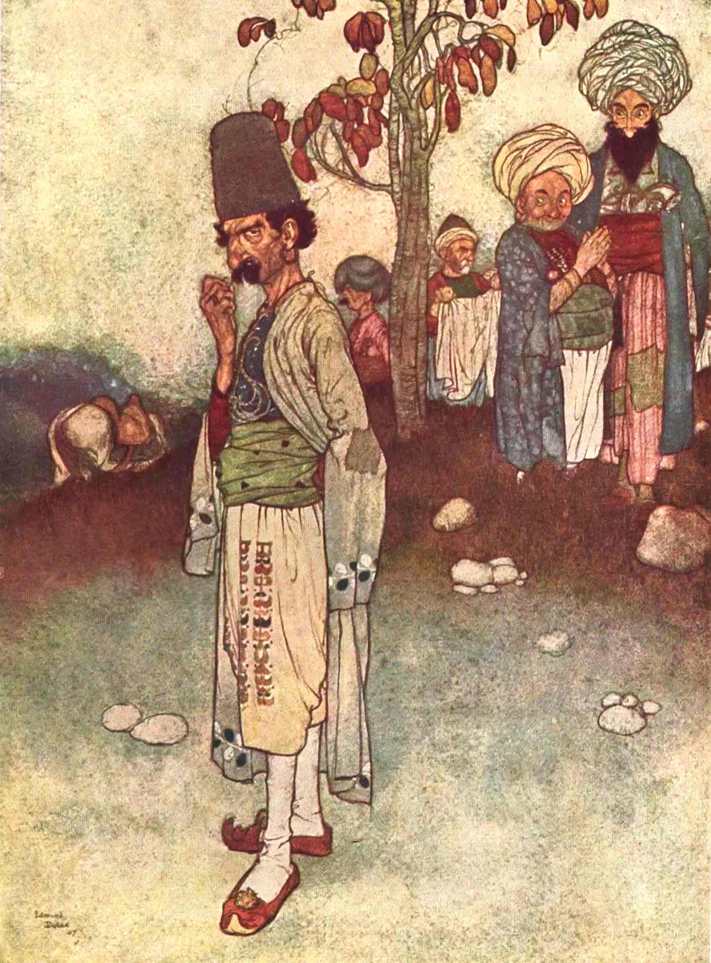 Indem er sich verkleidete, verwandelte er sich.