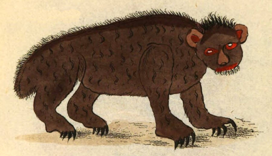 Gestalt, in der der Höllenfürst erscheint