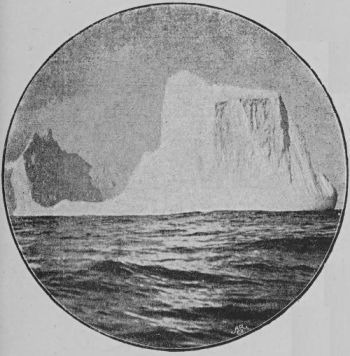 A large iceberg