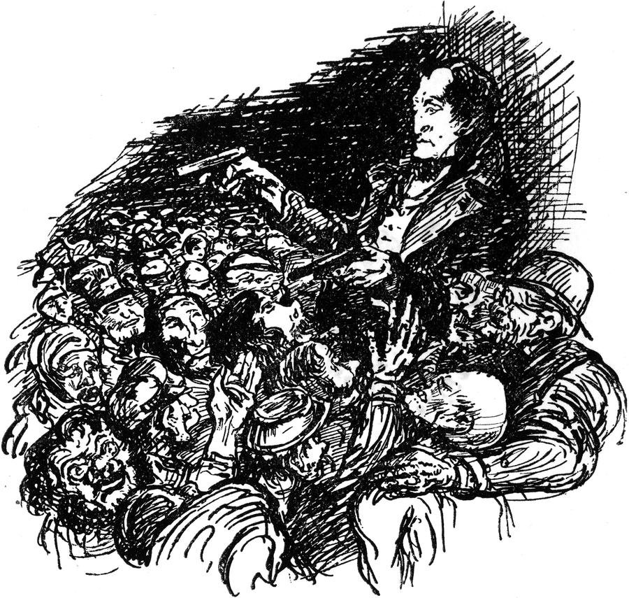 Der Amerikaner verteidigt
  sich mit der Waffe