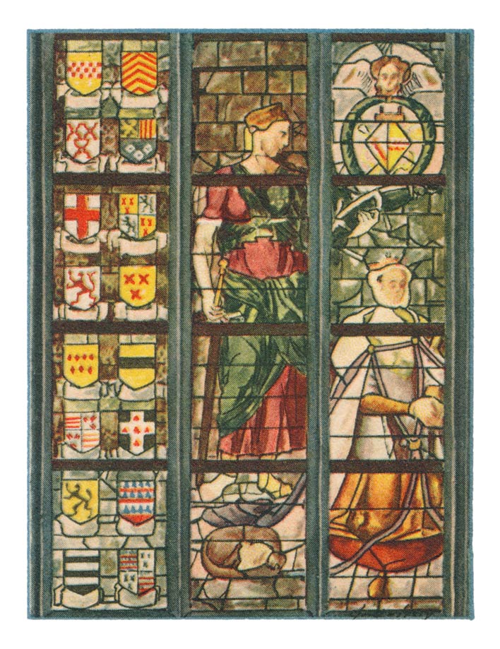 48. GOUDA, Glasramen Crabeth St. Janskerk