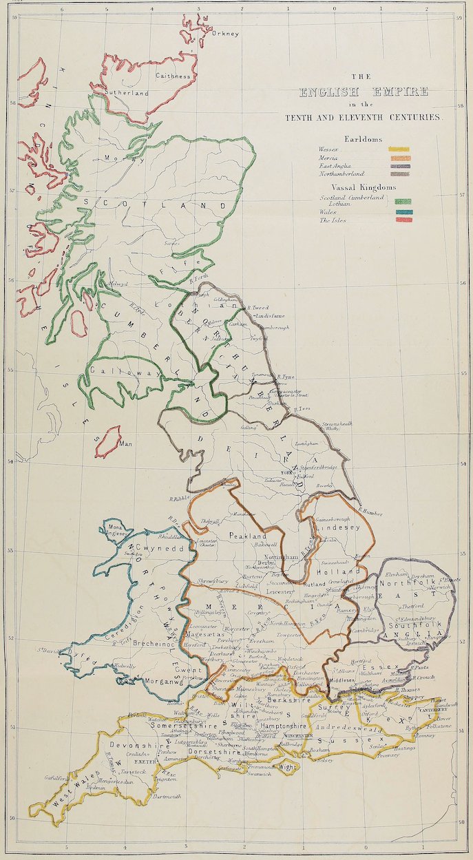 THE ENGLISH EMPIRE in the TENTH AND ELEVENTH CENTURIES.