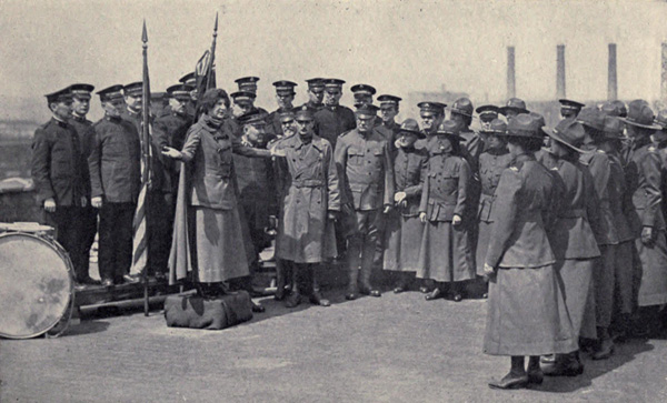 She called the little company
of workers together and gave them such a charge as would make an angel search his heart